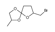 7-(bromomethyl)-3-methyl-1,4,6-trioxaspiro[4.4]nonane Structure