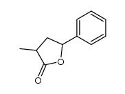 3-methyl-5-phenyl-tetrahydrofuran-2-one Structure