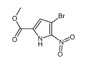 methyl 4-bromo-5-nitro-1H-pyrrole-2-carboxylate Structure