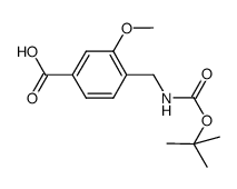 4-[({[(1,1-dimethylethyl)oxy]carbonyl}amino)methyl]-3-(methyloxy)benzoic acid图片