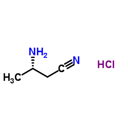 (S)-3-Aminobutanenitrile hydrochloride Structure