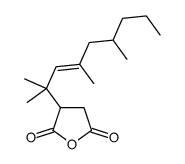 3-(2,4,6-trimethylnon-3-en-2-yl)oxolane-2,5-dione Structure