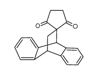 9',10'-dihydrospiro[cyclopentane-1,11'-[9,10]ethanoanthracene]-2,5-dione结构式