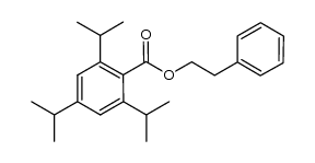 2-phenylethyl 2,4,6-triisopropylbenzoate Structure