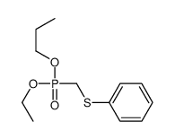 [ethoxy(propoxy)phosphoryl]methylsulfanylbenzene Structure