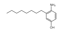 4-amino-3-octylphenol Structure