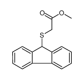 methyl 2-(9H-fluoren-9-ylsulfanyl)acetate Structure