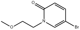 5-溴-1-(2-甲氧基乙基)吡啶-2(1H)-酮结构式