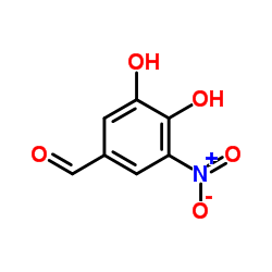 3,4-Dihydroxy-5-nitrobenzaldehyde Structure