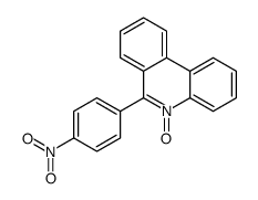 6-(4-nitrophenyl)-5-oxidophenanthridin-5-ium结构式