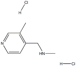 N-methyl-1-(3-methyl-4-pyridinyl)methanamine dihydrochloride Structure