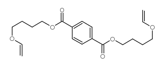 二[4-(乙烯基氧代)丁基]对苯二甲酸酯结构式