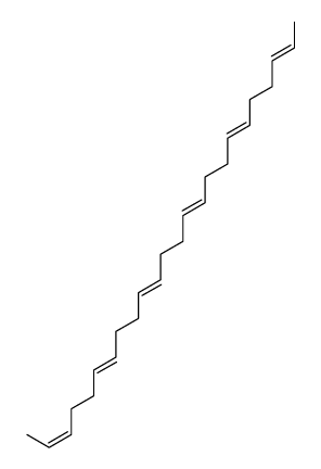 tetracosa-2,6,10,14,18,22-hexaene Structure