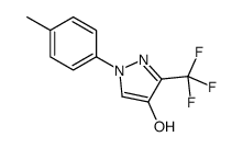 1-(4-methylphenyl)-3-(trifluoromethyl)pyrazol-4-ol Structure