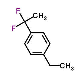 1-(1,1-Difluoroethyl)-4-ethylbenzene结构式