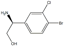 (2S)-2-AMINO-2-(4-BROMO-3-CHLOROPHENYL)ETHAN-1-OL Structure