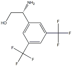 (2R)-2-AMINO-2-[3,5-BIS(TRIFLUOROMETHYL)PHENYL]ETHAN-1-OL结构式