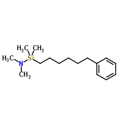 6-PHENYLHEXYLDIMETHYL(DIMETHYLAMINO)SILANE结构式