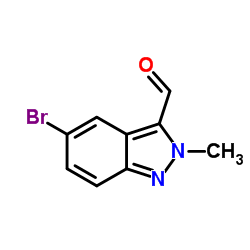 5-Bromo-2-methyl-2H-indazole-3-carbaldehyde picture