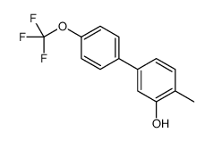 2-methyl-5-[4-(trifluoromethoxy)phenyl]phenol Structure