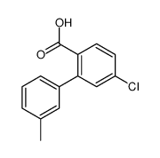 4-chloro-2-(3-methylphenyl)benzoic acid Structure