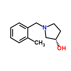 (S)-1-(2-Methyl-benzyl)-pyrrolidin-3-ol Structure