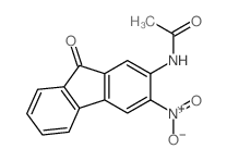 Acetamide,N-(3-nitro-9-oxo-9H-fluoren-2-yl)-结构式