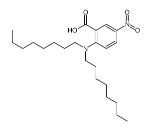 2-(dioctylamino)-5-nitrobenzoic acid Structure