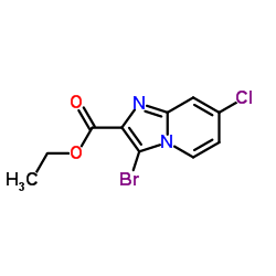 Ethyl 3-bromo-7-chloroimidazo[1,2-a]pyridine-2-carboxylate picture