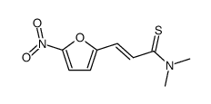 2-Furanacrylamide,N,N-dimethyl-5-nitrothio- (8CI) structure