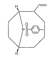 (1R,6R)-9-tosyl-2-vinyl-9-azabicyclo[4.2.1]nonane结构式