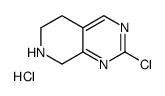 2-Chloro-5,6,7,8-tetrahydropyrido[3,4-d]pyrimidine hydrochloride structure