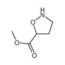 methyl 1,2-oxazolidine-5-carboxylate结构式