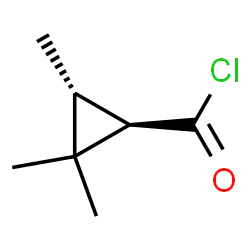 Cyclopropanecarbonyl chloride, 2,2,3-trimethyl-, trans- (9CI) picture