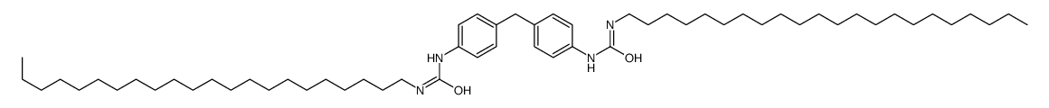 1-docosyl-3-[4-[[4-(docosylcarbamoylamino)phenyl]methyl]phenyl]urea结构式