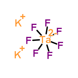 Dipotassium heptafluorotantalate(2-) Structure