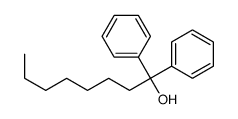 1,1-diphenyloctan-1-ol Structure