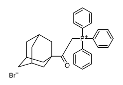 [2-(1-adamantyl)-2-oxoethyl]-triphenylphosphanium,bromide Structure