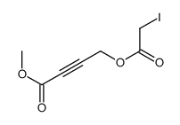 methyl 4-(2-iodoacetyl)oxybut-2-ynoate结构式