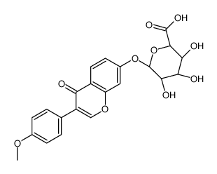 ForMononetin-7-O-Glucuronide Structure