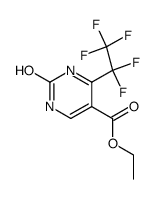 ethyl 2-hydroxy-4-pentafluoroethylpyrimidine-5-carboxylate Structure