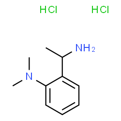 2-(1-aminoethyl)-n,n-dimethylaniline dihydrochloride structure