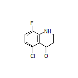 5-氯-8-氟-2,3-二氢喹啉-4(1H)-酮结构式