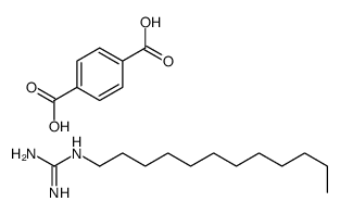 N-Dodecylguanidine terephthalate structure