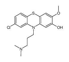 8-Chloro-10-[3-(dimethylamino)propyl]-3-methoxy-10H-phenothiazin-2-ol structure