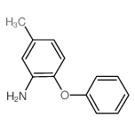 5-甲基-2-苯氧基苯胺结构式