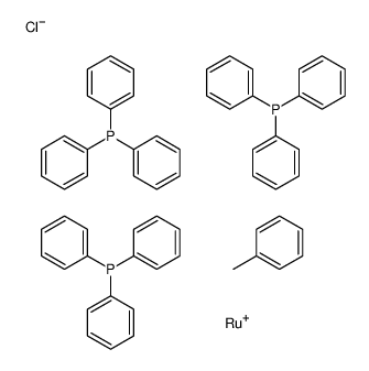 Chlorohydridotris(triphenylphosphine) ruthenium(II) toluene adduct structure