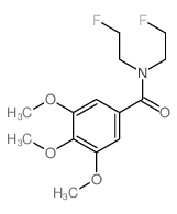 Benzamide,N,N-bis(2-fluoroethyl)-3,4,5-trimethoxy-结构式