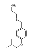 2-[(4-Isobutoxybenzyl)sulfanyl]ethanamine Structure