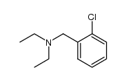 2-chloro-N,N-diethylbenzylamine结构式